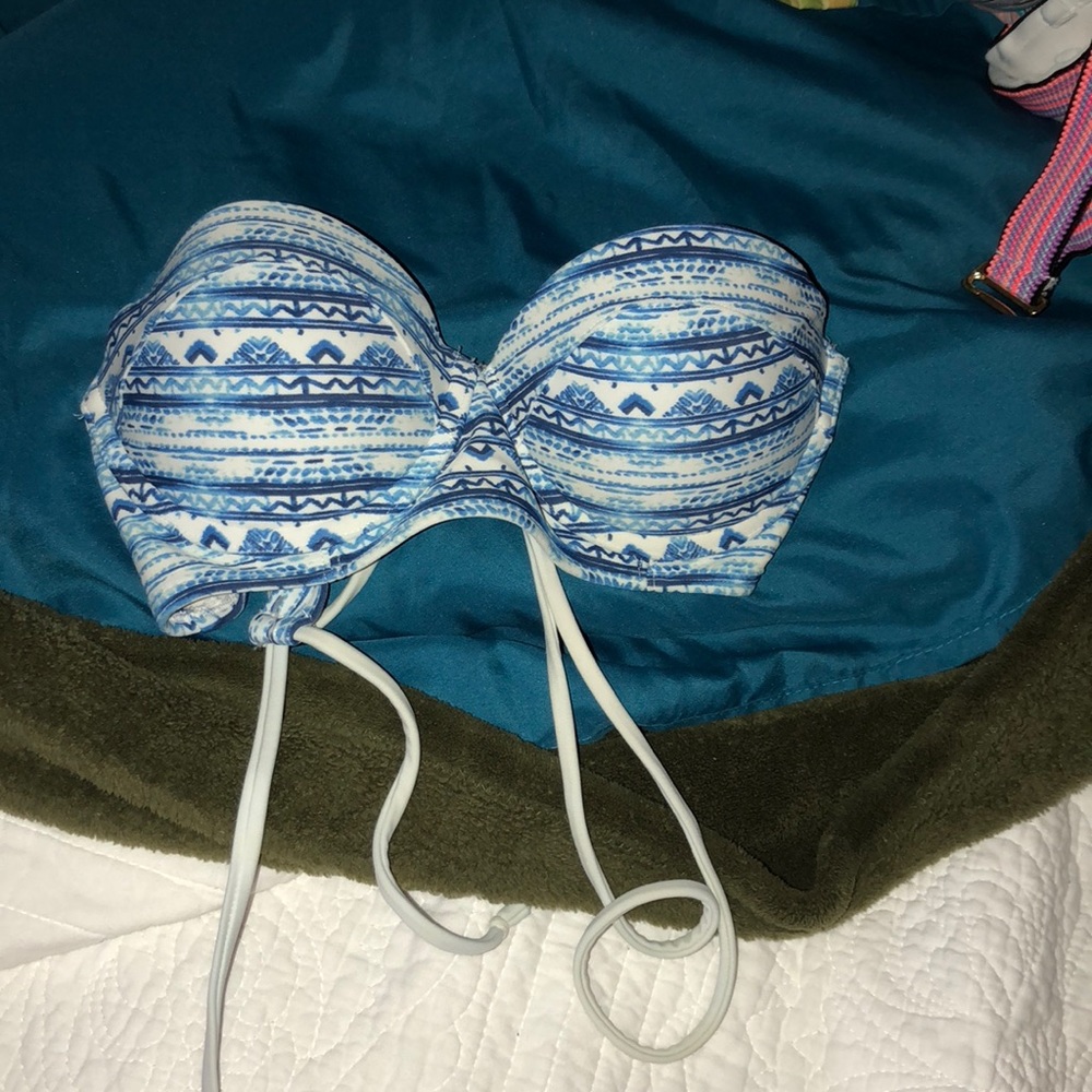 bandeau swim top